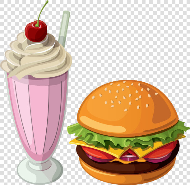 Hamburgers Free On Dumielauxepices   50s Milkshake Clipart  HD Png DownloadTransparent PNG