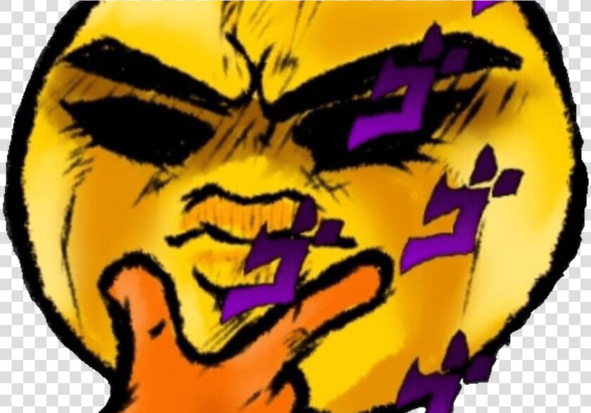 Emoji Thinking About You Hot Trending Now Png Discord   Jojo Bizarre Adventure Emotes  Transparent PngTransparent PNG