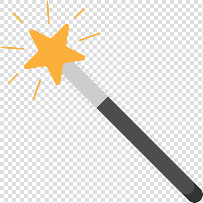 Magic Wand Tool Flat Icon Vector  HD Png DownloadTransparent PNG