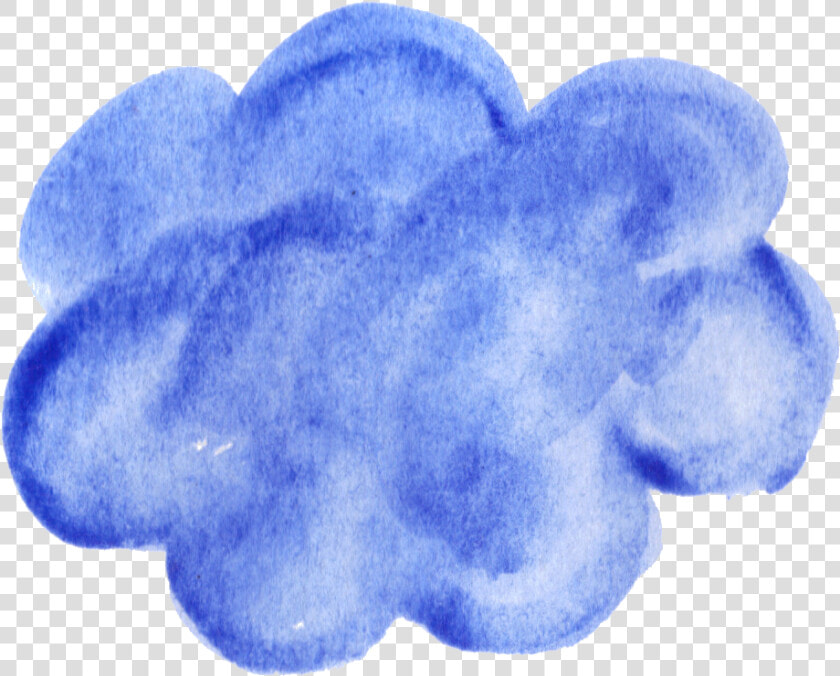 Watercolor Cloud   Blue Watercolor Cloud Transparent  HD Png DownloadTransparent PNG