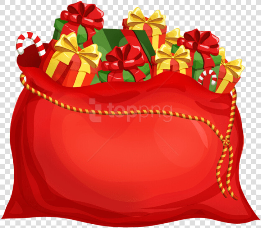 Png Free Images   Transparent Cartoons   Santas Bag Cartoon  Png DownloadTransparent PNG