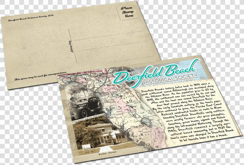 Deerfield Beach Historical Society   Newsprint  HD Png DownloadTransparent PNG