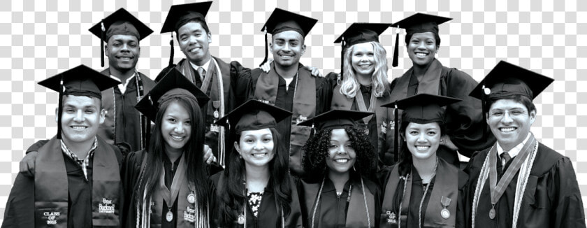 Posse Alumni In Graduation Caps And Gowns   Scholars  HD Png DownloadTransparent PNG