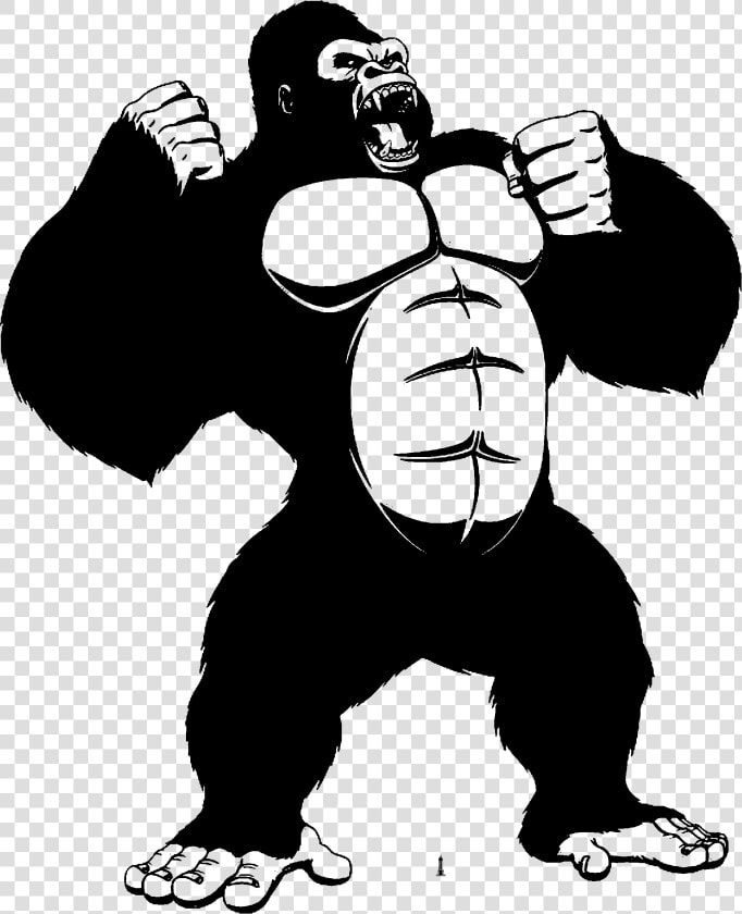 Transparent Gorilla Cartoon Png   King Kong Clip Art  Png DownloadTransparent PNG