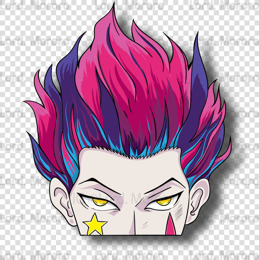 Image Of Hisoka   Eye Liner  HD Png DownloadTransparent PNG