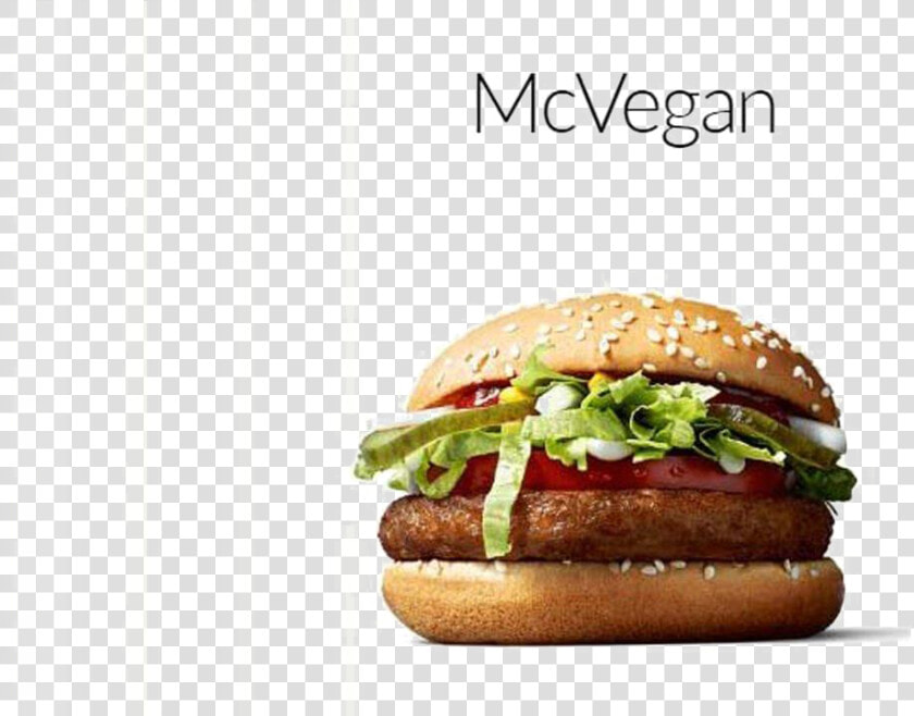 Mcdonalds Burger Png Transparent Image   Mcvegan Burger  Png DownloadTransparent PNG