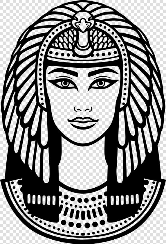 Head Of Cleopatra   Cleopatra Drawing  HD Png DownloadTransparent PNG