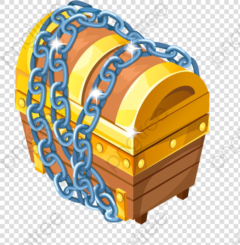 A Of Chains Box   Chest With Chains Cartoon  HD Png DownloadTransparent PNG