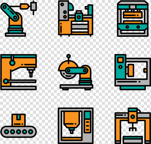 Factory Clipart Factory Machine   Factory Machinery Icons Png  Transparent PngTransparent PNG