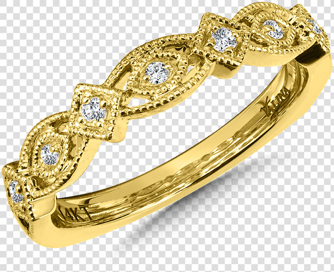 Valina Stackable Wedding Band In 14k Yellow Gold   Wedding Ring  HD Png DownloadTransparent PNG