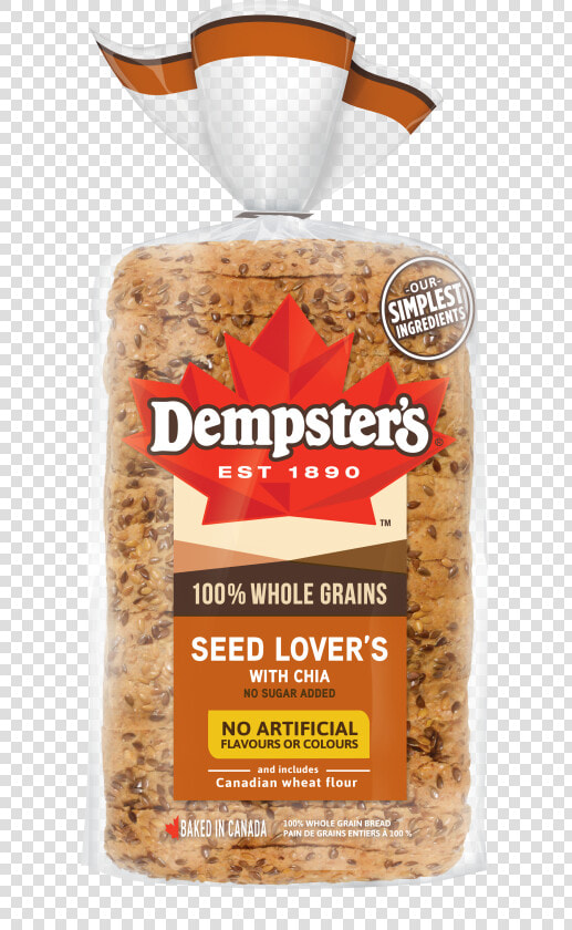 Dempster S® 100  Whole Grains Seed Lover S Bread With   Dempsters Ancient Grain Bread  HD Png DownloadTransparent PNG