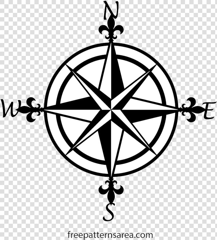 Compass Nautical Star Clipart Image Transparent Png   Compass Rose  Png DownloadTransparent PNG