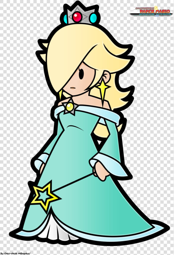 Paper Mario  amiibo   Super Paper Mario Rosalina  HD Png DownloadTransparent PNG