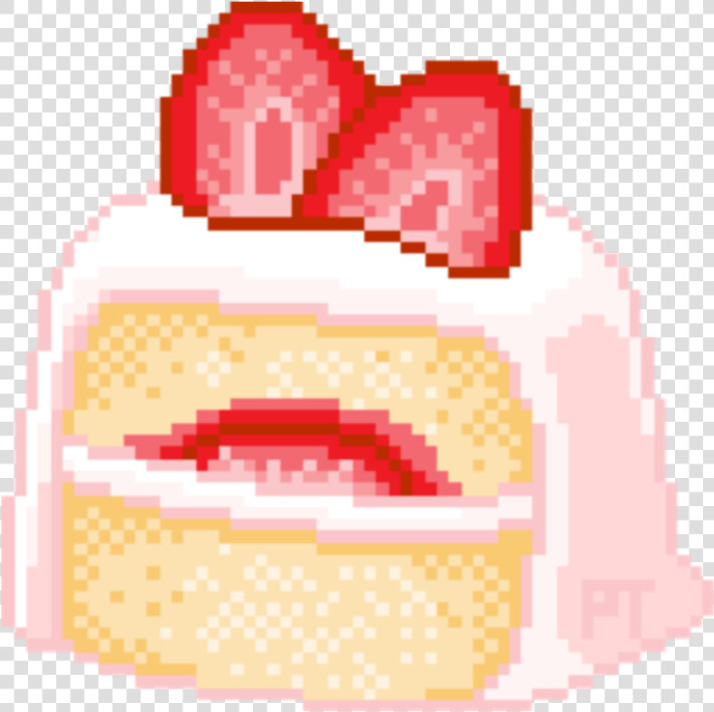  cake  shortcake  strawberryshortcake  strawberrycake   8 Bit Cake Png  Transparent PngTransparent PNG