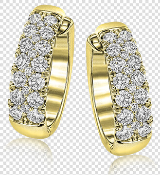 18k Yellow Gold Hoop Earrings The Diamond Shop  Inc   Earrings  HD Png DownloadTransparent PNG