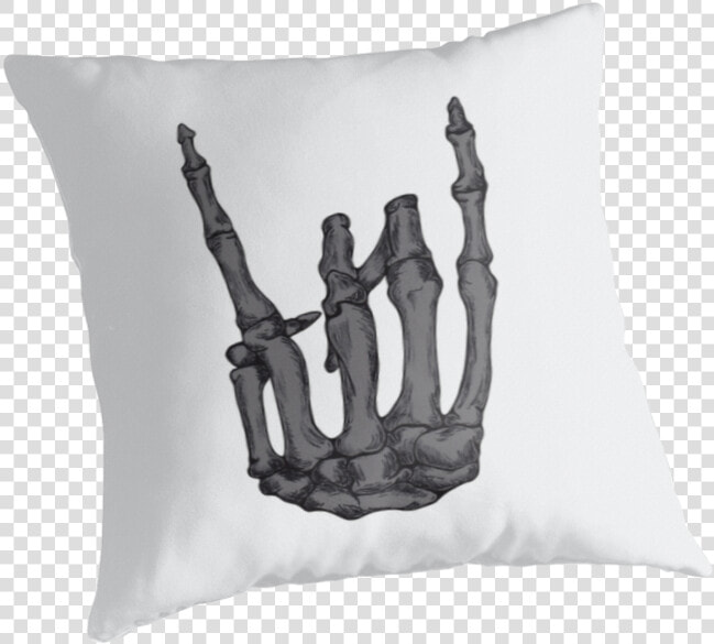 Grey Rock On Skeleton Hand   Faze Clan  HD Png DownloadTransparent PNG