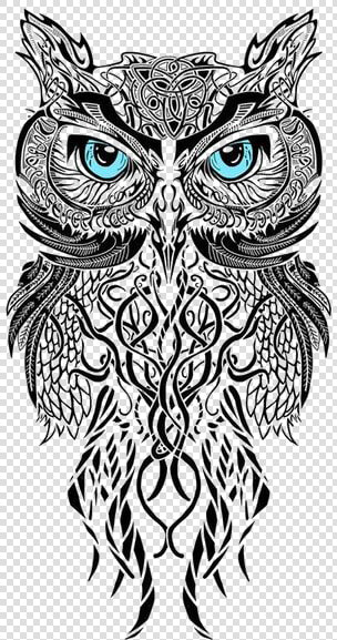 Download Tattooing Owl Black And Gray Tattoo Ruin Piercing   Owl Tattoo Designs  HD Png DownloadTransparent PNG