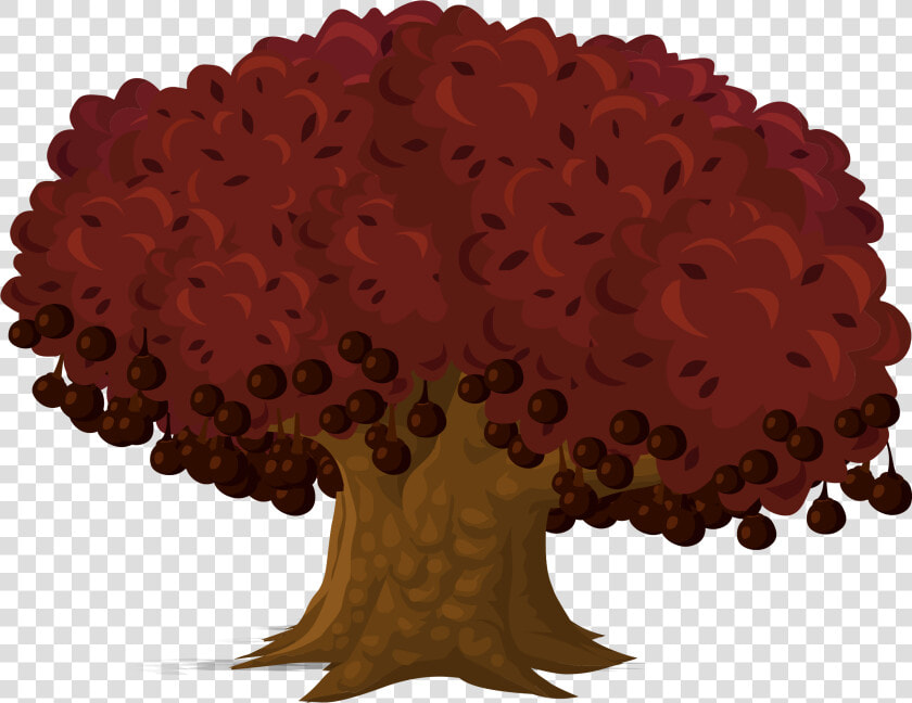 Harvestable Resources Trant Spice Clip Arts   Cartoon Red Tree Png  Transparent PngTransparent PNG