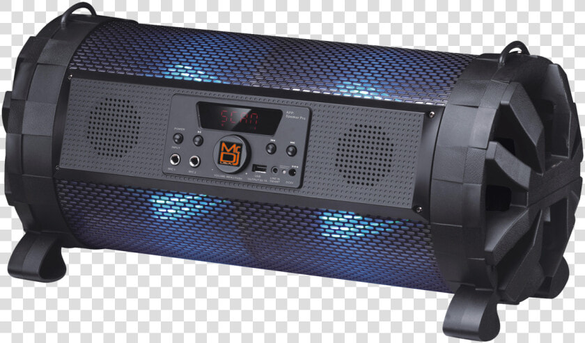 Mr Dj Megatube Portable Bluetooth Speaker W  Lights    Jvc Hip Hop Boomblaster  HD Png DownloadTransparent PNG