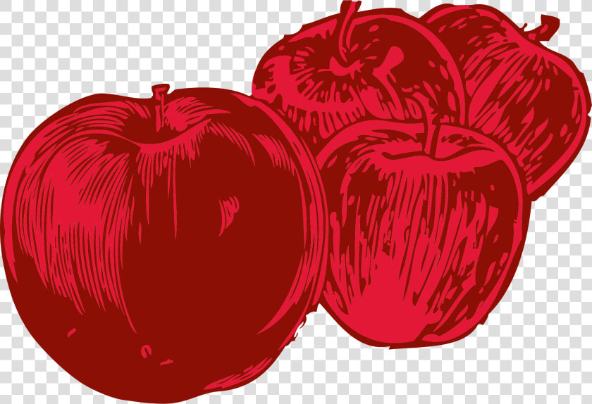 Four Apples Clip Arts   Vector De Manzanas Con Chamoy  HD Png DownloadTransparent PNG