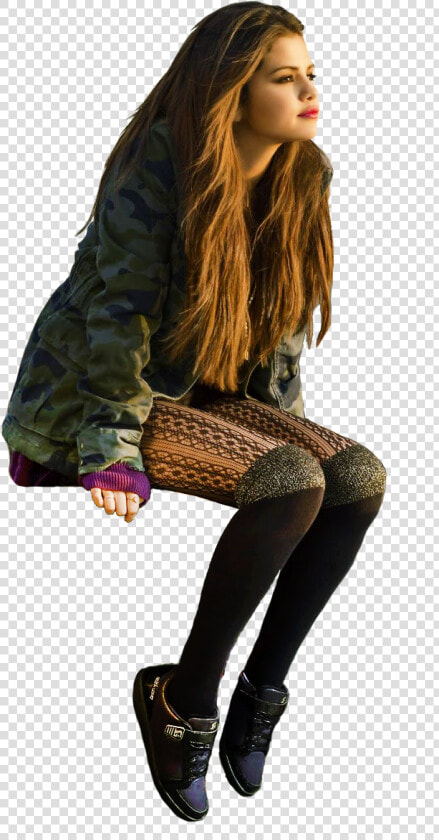 Selena Gomez Knee High Socks  HD Png DownloadTransparent PNG