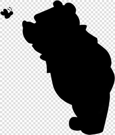 Transparent Winnie The Pooh Honey Bees Art  Winnie   Winnie The Pooh Silhouette Background  HD Png DownloadTransparent PNG