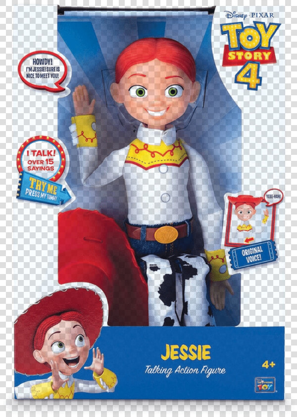 Toy Story 4 Jessie Talking Action Figure Title Toy   Woody Toy Story 4 Toy  HD Png DownloadTransparent PNG