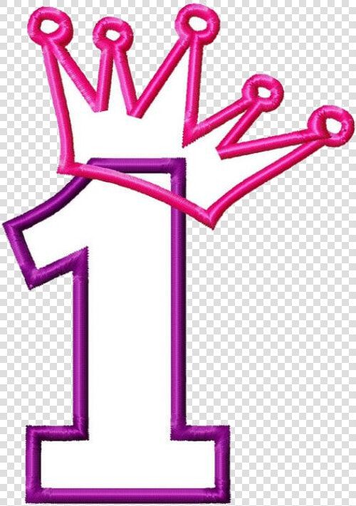 Number 1 One Birthday Clip Art Free Clipart Tideas   Number One With Crown  HD Png DownloadTransparent PNG