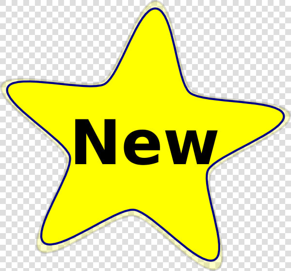 Yellow New Star Clip Art At Clker   New Clipart  HD Png DownloadTransparent PNG