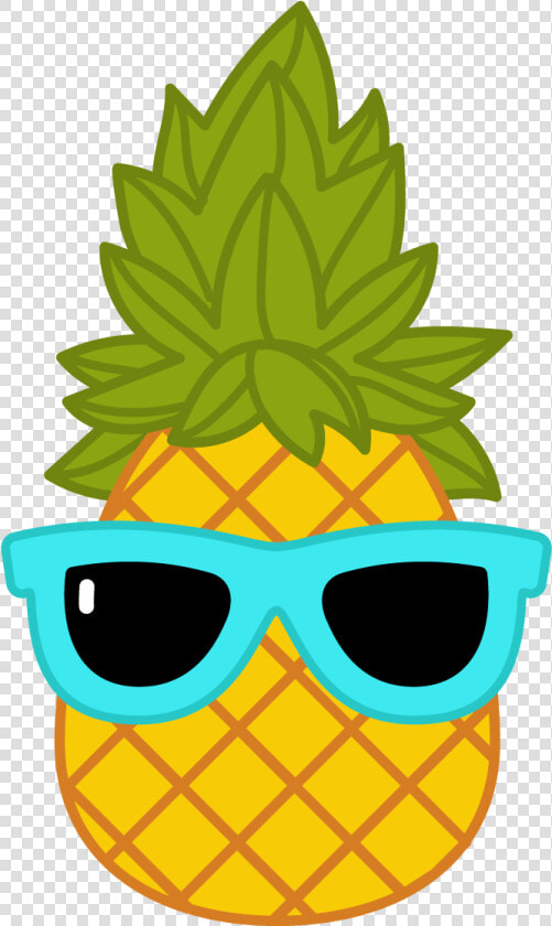 Pineapple With Sunglasses Png   Transparent Cartoon Pineapple Png  Png DownloadTransparent PNG