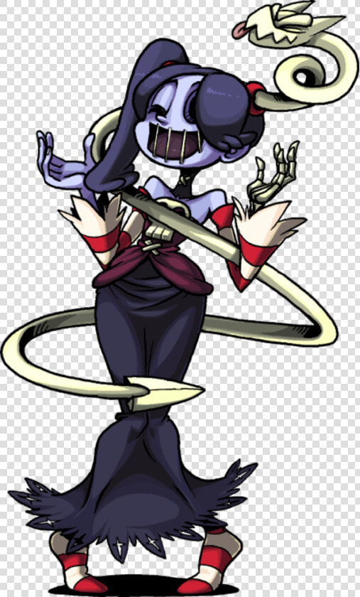 Skullgirls Fictional Character Cartoon Mythical Creature   Skullgirls Squigly Png  Transparent PngTransparent PNG