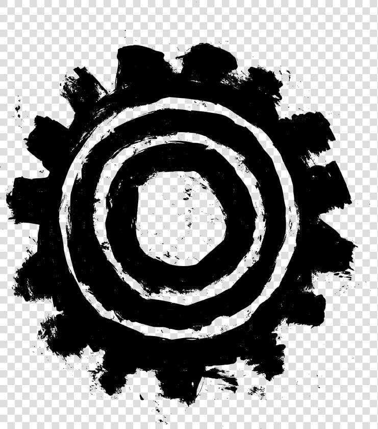 Grunge Gear Png   Cogwheel Process  Transparent PngTransparent PNG