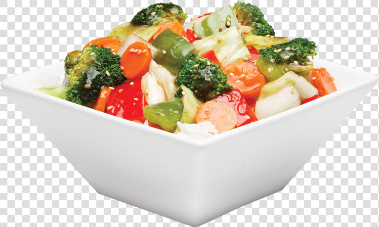 Vegetable Teriyaki Bowl   Bowl Food And Vegetables  HD Png DownloadTransparent PNG