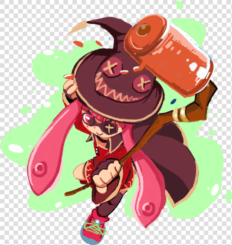 Megumin Inkling  HD Png DownloadTransparent PNG