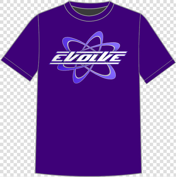 Ev New Skew Tee Logo Purple   Evolve Wrestling T Shirt  HD Png DownloadTransparent PNG