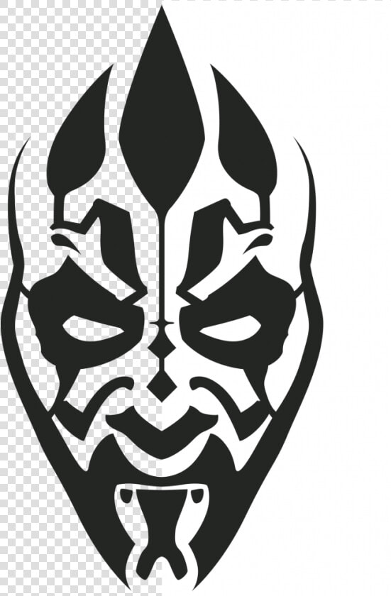 Darth Maul Clipart   Png Download   Darth Maul Face Pattern  Transparent PngTransparent PNG