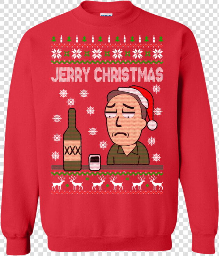 Rick And Morty Jerry Christmas Sweater   Let  39 s Bake Stuff Drink Hot Cocoa And Watch Hallmark  HD Png DownloadTransparent PNG