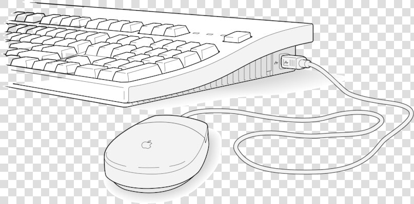 Transparent Keyboard And Mouse Clipart   Mouse And Keyboard Clip Art  HD Png DownloadTransparent PNG