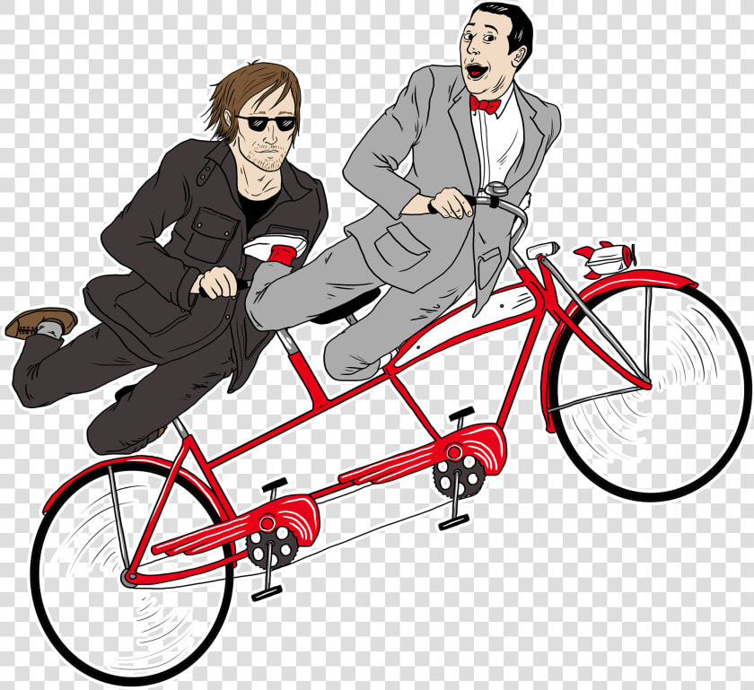 Tandem Bicycle  HD Png DownloadTransparent PNG