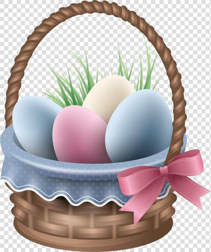 Easter Bunny Egg In The Basket   Transparent Easter Bunny Png  Png DownloadTransparent PNG