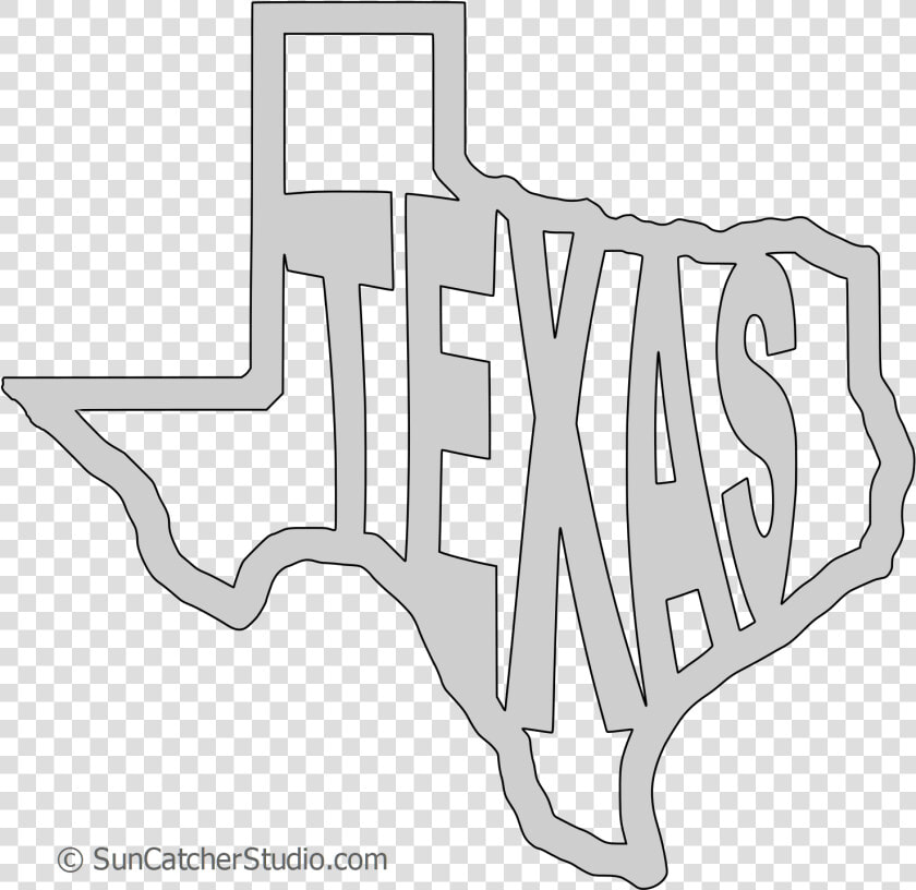 Stencil Texas Shape Template  HD Png DownloadTransparent PNG