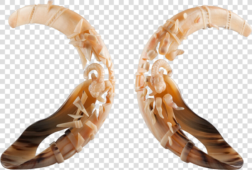 Big Horns Ram Shatter And Melt   Earrings  HD Png DownloadTransparent PNG