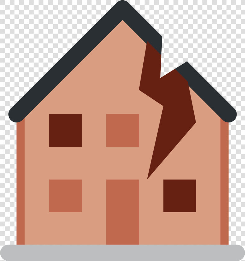 Transparent Old House Png   Broken House Emoji Png  Png DownloadTransparent PNG