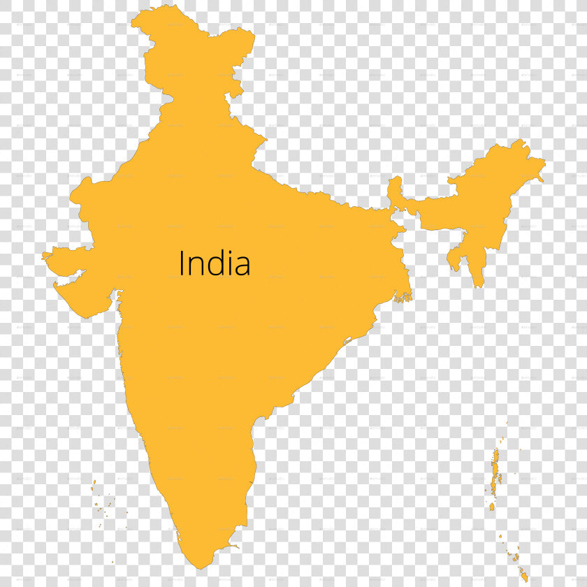 Map Clipart Map Indian   India Map Single Color  HD Png DownloadTransparent PNG