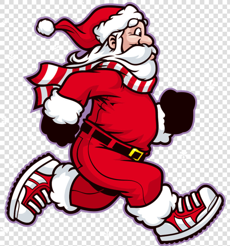 Christus Mother Frances Hospital   Santa Claus Running Png  Transparent PngTransparent PNG