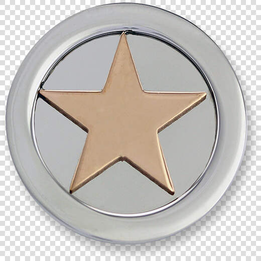 3d Star Stainless Steel Rosegold Plated   Emblem  HD Png DownloadTransparent PNG