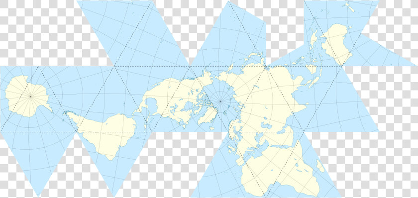 Fuller Projection   A1 Dymaxion Map  HD Png DownloadTransparent PNG