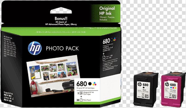 Hp Printer Cartridge 680  HD Png DownloadTransparent PNG