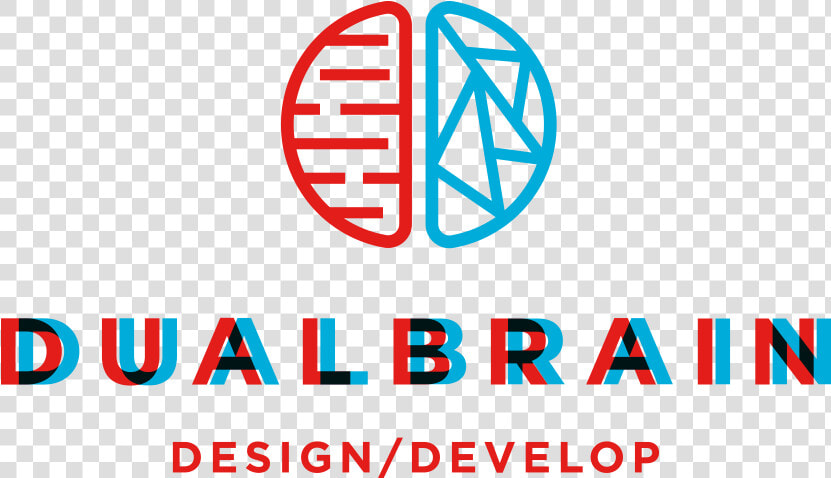 Design   Develop   Dual Brain Logo  HD Png DownloadTransparent PNG