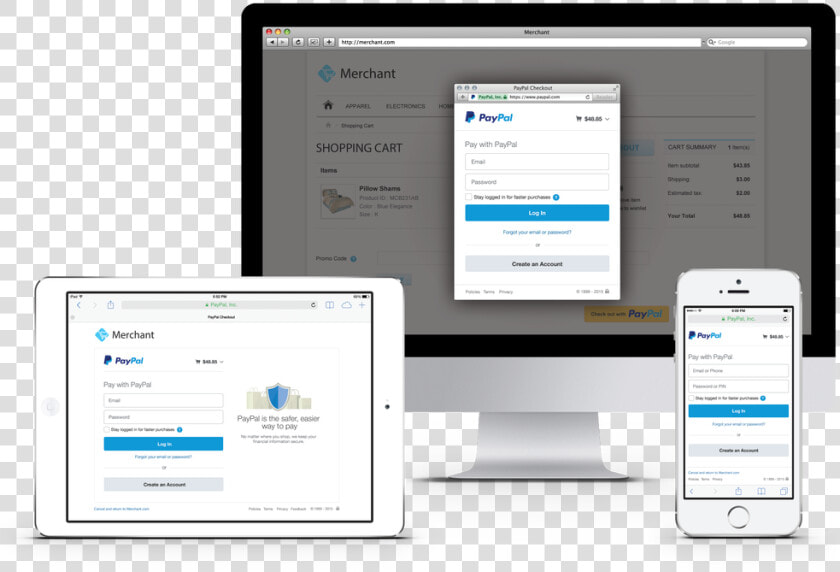 Paypal Checkout One Touch  HD Png DownloadTransparent PNG